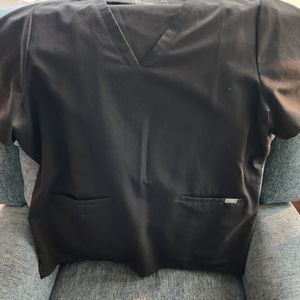 XXL 3 pocket Fig scrub top